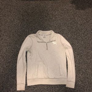 Victoria secret/pink quarter way zip up hoodie
